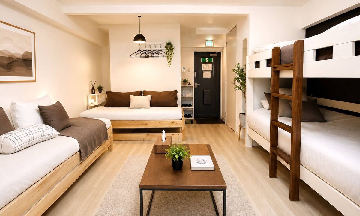 Shin-Osaka Apartment | Shin-Osaka 301: Just a 3-minute walk from JR Shin-Osaka Station! Accommodates up to 6 guests! Pets Welcome! Single Rooms with Excellent Access to Kyoto, Kobe, and Nara