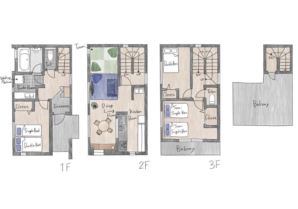 Nishiasakusa Apartment | XQC398 Entire New Designer Home in Central Asakusa