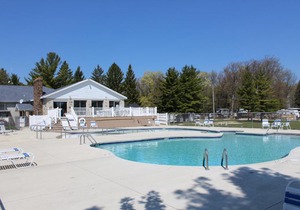 Plymouth Rock Camping Resort Studio Cabin 1 in Elkhart Lake