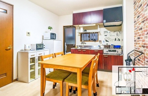Nishinari Apartment | 4 Train Lines Direct KIXNambaUmeda access DT01 - Room 1/Osaka Ōsaka