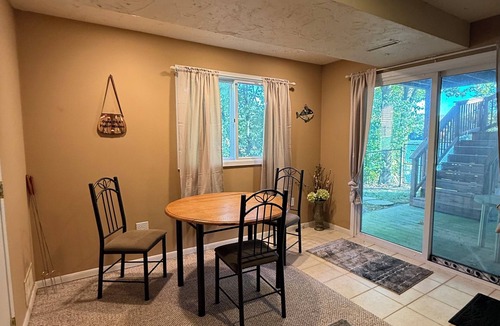 Buffalo House | A lake home on a private peninsula located on Schmidt Lake in Buffalo.