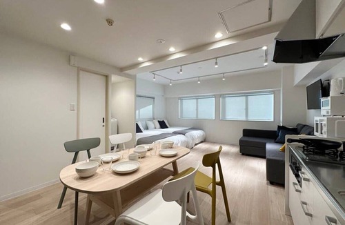 Hiroshima City Centre Apartment | F style namiki Studio Apt Great Location for 6ppl