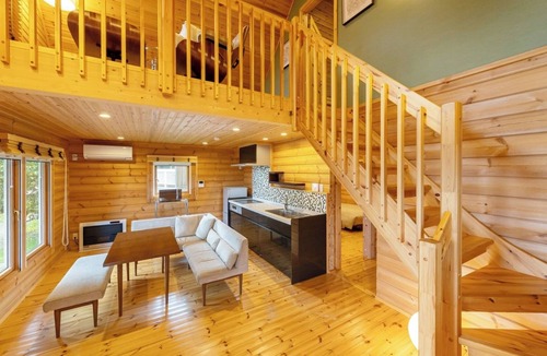 Hokuto House | For 2 people With openair bath Premium log n/North Dublin Yamanashi