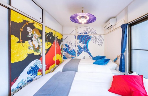 Ikebukuro Apartment | LEON RESORT HOTEL A 3rooms MAX8people 6min Shinjuku 11min Shibuya 12min walk Ikebukuro LEON RESORT IKEBUKURO traditional Japanese room 池袋 渋谷 新宿 立地最高 最大8名