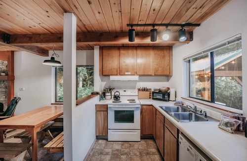 Maple Falls Ski Chalet | Mt Baker Lodging - Cabin 67 - Private 2-story cabin with a private hot tub