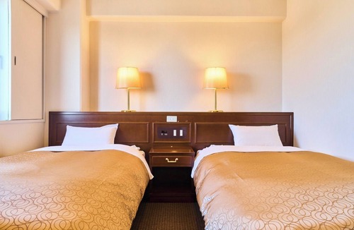 Koka Hotel | Nonsmoking Royal Twin with bathroom and toilet Free WiFi/Koka Shiga