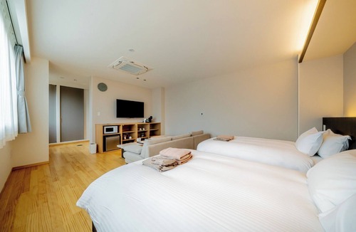 Hatsukaichi Hotel | Nonsmoking Semidouble twin room 1st floor 44m2 A101/Hatsukaichi Hiroshima