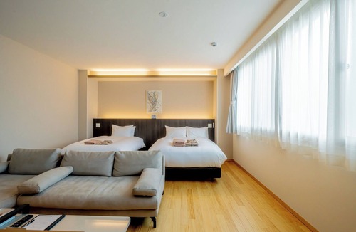 Hatsukaichi Hotel | Nonsmoking Semidouble twin room 1st floor 44m2 A101/Hatsukaichi Hiroshima