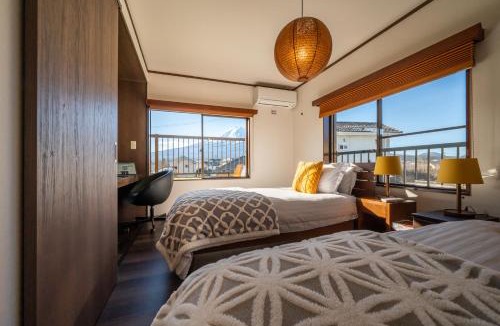 Fujikawaguchiko Villa | OriOri House Hotel Mt Fuji view 全室富士山ビューの貸切り宿 折々