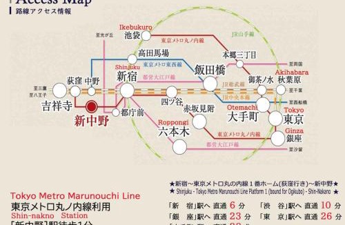 Nakano Apartment | Shinjuku 5 min, 1 min walk from Shinnakano Station, Room 202