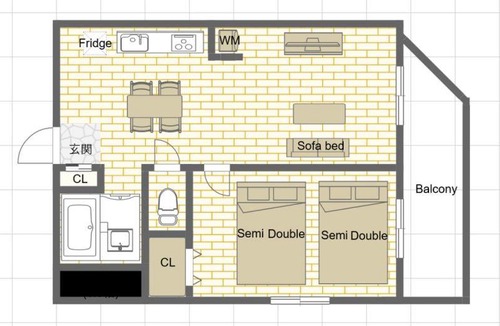 Shinkoiwa Apartment | Shinkoiwa ColorBee Hostel 3