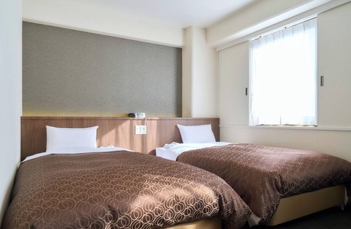Koka Hotel | Smoking Standard twin with bathroom and toilet Free WiFi/Koka Shiga
