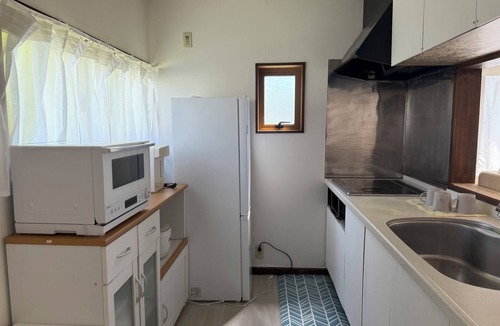 Yonezawa House | The entire 200 square meter house with private dog run (with star-filled sky)