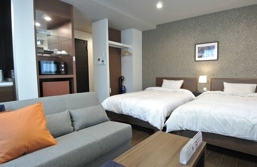 Kamiina-gun Hotel | Twin Room Nonsmoking w Parking 7 min from Ogurogawa Smart IC Private BathToilet/Ina Nagano
