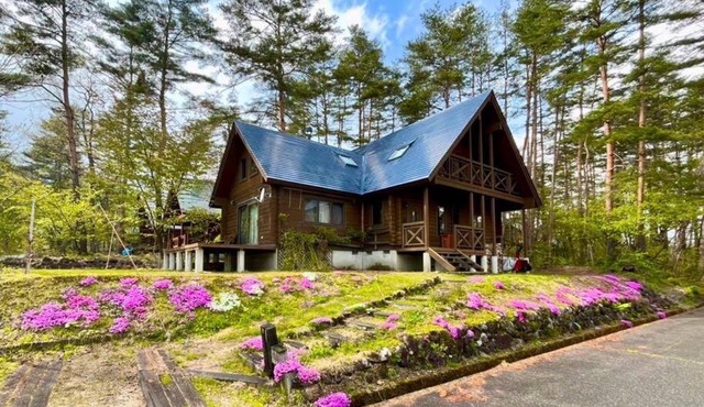 白馬のスキー場まで４分お洒落なログハウス『白馬 MAMMOTH HOUSE』