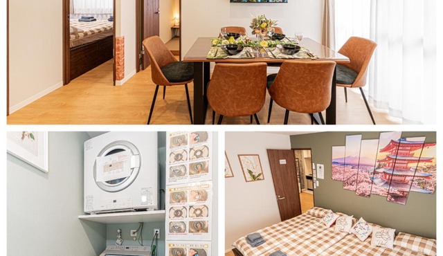 51sqm Two Bedroom Apartment 4 Min to Station Direct to Asakusa Ginza and Airport