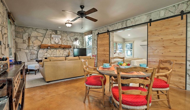 Blanco Riverfront Historic Home, 3 Mi to Downtown! in Blanco