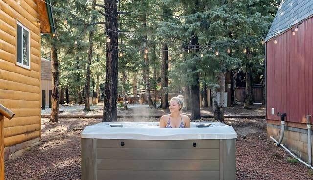 Cozy Cabin & Hot Tub Pet Friendly with AC and Fast WiFi in Duck Creek Village in Duck Creek Village