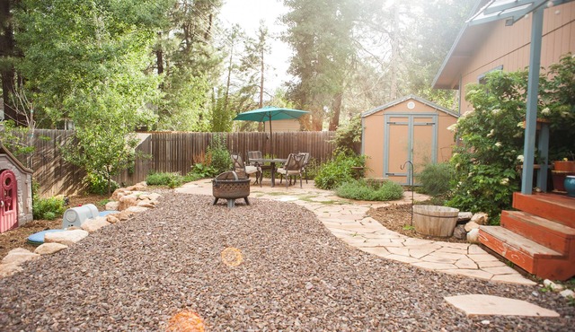 Cozy Pines Retreat: Fenced Yard, Fireplace & Dogs Stay FREE! in Flagstaff