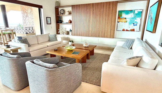 FRONT ROW PENTHOUSE - Amazing views - Premier/Cook/Golf Cart in Punta De Mita