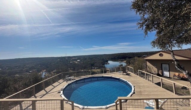 Hill Country & Biking Spyder Mountain Retreat, Lake Buchanan, Burnet, with pool in Burnet
