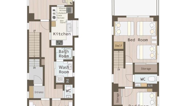 HOTEL CtrlD ASAGAYA Spacious 130 Square Meter Apartment 4 Bedrooms 7 Beds 3 Minute Walk from JR Asagaya Station