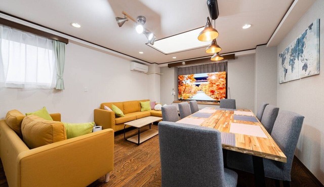 Large groups welcome/Top floor/7 beds/130㎡