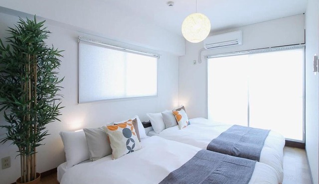 Mitao bld - 2 Bedroom Apt 4mins to PeacePark for 9ppl in Hiroshima