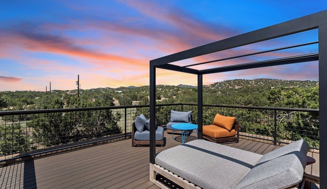 Modern Adobe Masterpiece | Private Hot Tub | Rooftop Deck in Santa Fe
