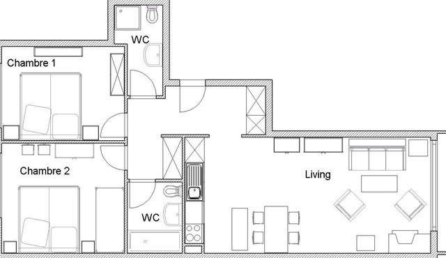 Nice flat for rent in les Collons in Thyon-Les Collons