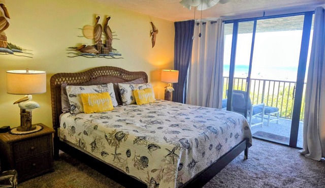 OCEAN FRONT Classy, Beachy Double Balcony Condo #306 at Cape Winds Resort in Cape Canaveral