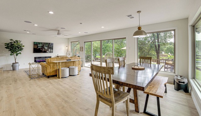 Private Dock: Waterfront Cedar Creek Lake Home in Eustace