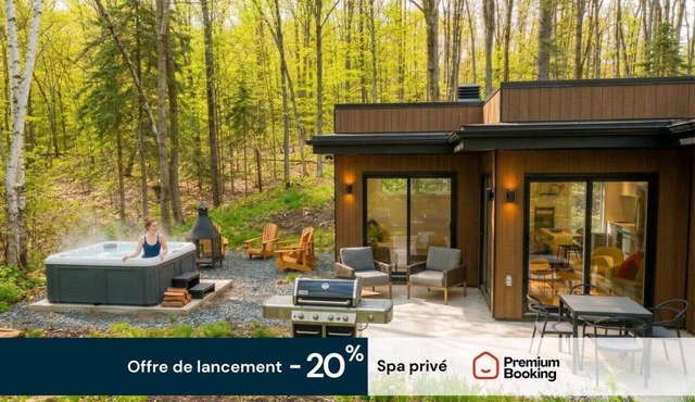 Private Spa| Hiking| Skiing| Mini Chalet| Assinie in Brownsburg