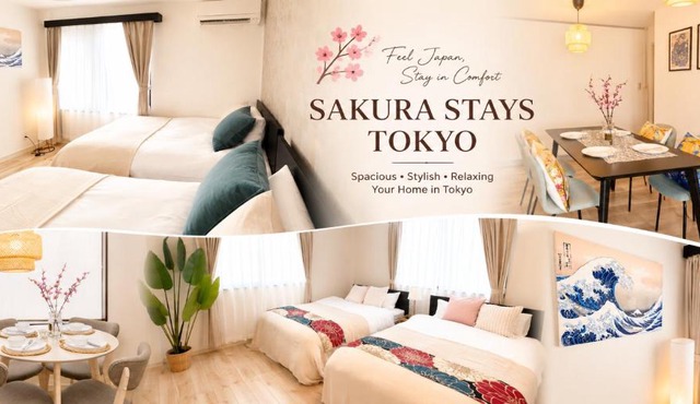 Sakura Stays Tokyo - Modern Japanese Style Entire Apartment Near Tokyo Skytree & Asakusa