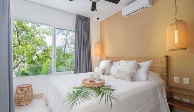 Selva 202 · Serenity by the sea w Beach & Cenote, Ldry+Parking in Akumal