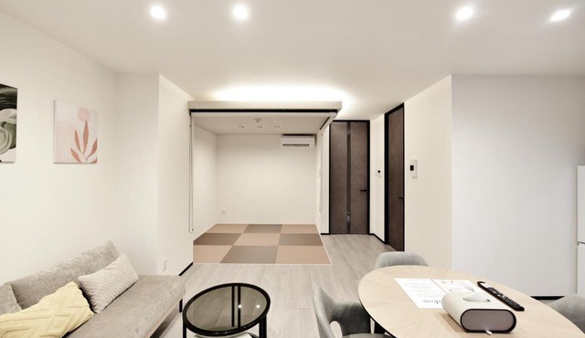 Spacious 65sqm Family Apartment Namba Dotonbori Kuromon 8 Guests Riverwood 201