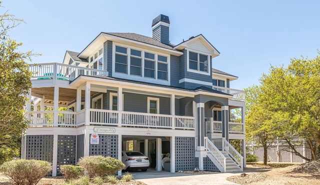 Tranquility - Pine Island, Lakefront, Pool in 2027, Hot Tub, 2 Community Pools/Tennis/Playground in Corolla