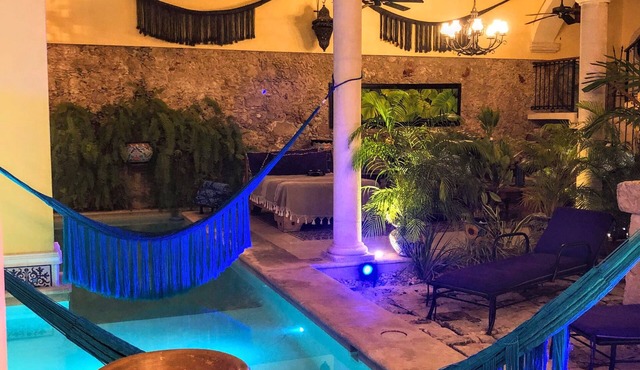 TRUE COLONIAL MASTERPIECE with HUGE rooftop patio. Walk to restaurants. in Centro