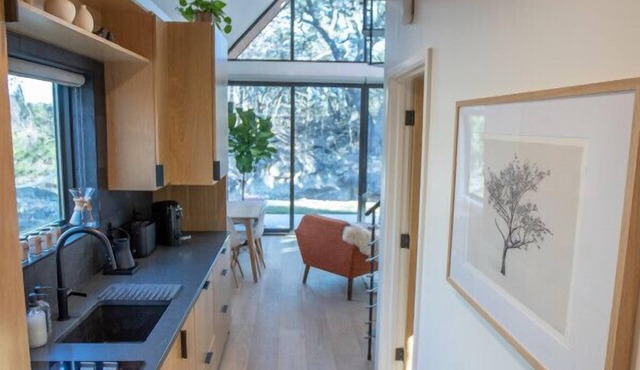 White Rock at Live Oak Lake | Modern Cabin in Lacy Lakeview