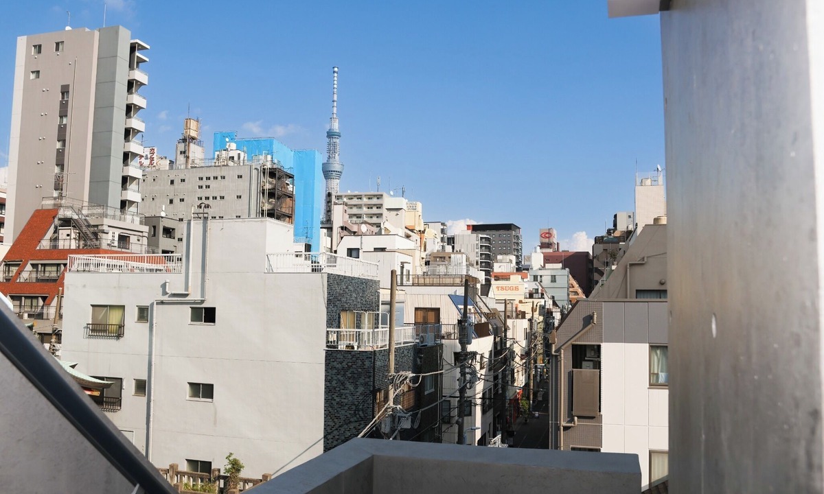 Taito Apartment | 5F3 min to Sta47Modish 1BR Asakusa Prime Area/Taito-ku Tokyo