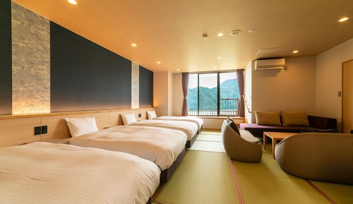Suite Japanese-Style 4 Beds - Indoor Bath - Non-Smoking