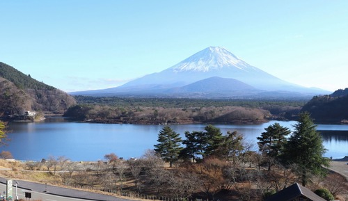Japanese Western Style Room B 16sqm (Private Bathroom, Mount Fuji and Lake Shoji View), Non Smoking