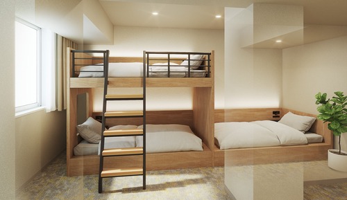Triple Bunk Room, Non Smoking