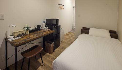 Twin Room (Up to 2 Guests): Light Snacks & Beer/Parking Available/Non-Smoking