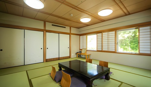 [Japanese style juinor suit] private terrace with open-air bath, Non-smoking