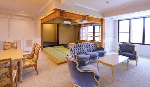 Suite Japanese-Western-Style-Room with 10 Tatami mats - Indoor Bath - Non-Smoking
