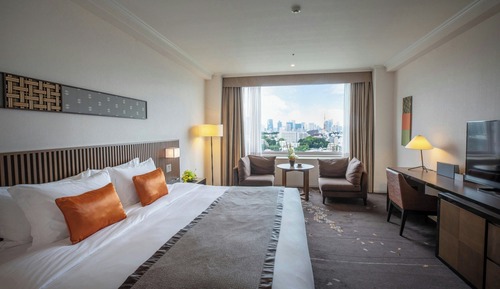 [Upper Floor] Tower Side Deluxe King Room, Non Smoking +Sauna Access