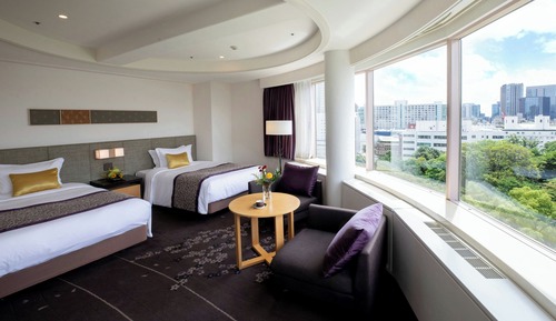 [Upper Floor] Junior Suite Twin Room, Non Smoking + Sauna Access