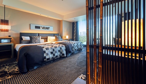 The Main Standard Twin Room with Cypress Bath "Shin-Edo" Non-Smoking