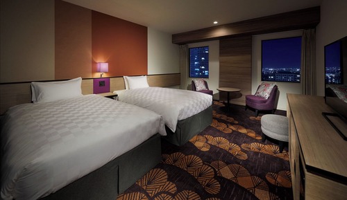 26th-32th Deluxe Twin Room, Non-Smoking (High Floor)